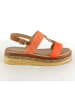 Sixth Sens Sleehaksandalen oranje