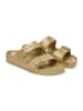 Birkenstock Slippers "Arizona" goudkleurig - wijdte N