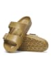 Birkenstock Slippers "Arizona" goudkleurig - wijdte N