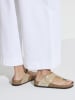 Birkenstock Leder-Zehentrenner "Gizeh" in Beige - Weite S
