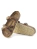 Birkenstock Leren slippers "Arizona" bruin - wijdte S