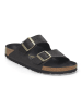Birkenstock Pantoletten "Arizona" in Schwarz - Weite S