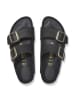 Birkenstock Pantoletten "Arizona" in Schwarz - Weite S