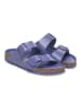 Birkenstock Leren slippers "Arizona" paars