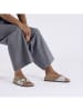 Birkenstock Leren slippers "Madrid" grijs - wijdte S