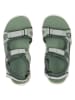 Jack Wolfskin Sandały w kolorze zielono-pomarańczowym