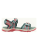Jack Wolfskin Sandalen in Dunkelgrün/Pink