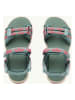 Jack Wolfskin Sandalen in Dunkelgrün/Pink