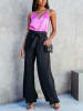 LA Angels Marlenehose in Schwarz