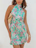 LA Angels Jurk turquoise/lichtroze