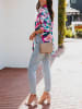 LA Angels Bluse in Rosa/ Lila/ Blau