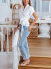 LA Angels Bluse in Weiß