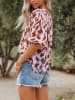 LA Angels Bluse in Rosa/ Braun