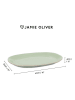 Jamie Oliver Servierplatte "Big Love" in Grün - (L)41 x (B)33 cm