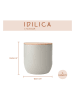 Kitchencraft 2er-Set: Vorratsbehälter "Idilica" in Hellgrau - 1 l