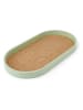 Kitchencraft Serviertablett in Hellbraun/ Mint - (L)37,8 x (B)20,4 cm