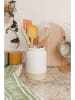 Kitchencraft Utensilienhalter "Idilica" in Weiß/ Beige - (H)18 x Ø 12,3 cm