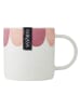 Mikasa Kubki (2 szt.) w kolorze jasnoróżowo-żółtym - 380 ml