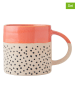 Mikasa Kubki (2 szt.) w kolorze pomarańczowo-beżowym - 390 ml