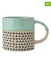 Mikasa 2-delige set: koppen mintgroen/beige - 390 ml