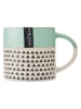Mikasa 2er-Set: Tassen in Mint/ Beige - 390 ml