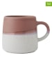 Mikasa Kubki (2 szt.) w kolorze szaroróżowo-jasnoszarym - 390 ml
