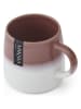Mikasa Kubki (2 szt.) w kolorze szaroróżowo-jasnoszarym - 390 ml