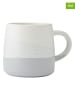 Mikasa 2-delige set: koppen wit/lichtgrijs - 390 ml