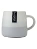 Mikasa 2-delige set: koppen wit/lichtgrijs - 390 ml