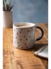 Mikasa 2-delige set: koppen wit/donkerblauw - 390 ml