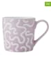 Mikasa 2-delige set: koppen paars/wit - 360 ml