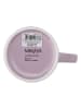 Mikasa 2-delige set: koppen paars/wit - 360 ml