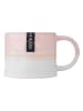 Mikasa 2-delige set: koppen lichtroze/wit - 450 ml