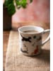 Mikasa 2er-Set: Kaffeetassen in Weiß/ Bunt - 300 ml