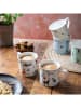 Mikasa 2er-Set: Kaffeetassen in Weiß/ Bunt - 300 ml