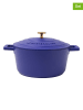 MasterClass 2-delige set: braadslede met deksel blauw - Ø 24 cm