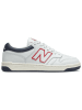 New Balance Skórzane sneakersy "480" w kolorze biało-granatowym