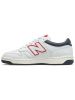 New Balance Skórzane sneakersy "480" w kolorze biało-granatowym