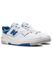 New Balance Leder-Sneakers "550" in Weiß/ Blau