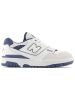 New Balance Skórzane sneakersy "550" w kolorze biało-granatowym