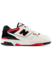 New Balance Skórzane sneakersy "550" w kolorze biało-czerwonym