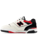 New Balance Skórzane sneakersy "550" w kolorze biało-czerwonym