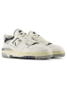 New Balance Leder-Sneakers "550" in Creme/ Grau