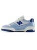 New Balance Skórzane sneakersy "550" w kolorze biało-błękitnym