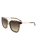 Ana Hickmann Damen-Sonnenbrille in Hellbraun/ Gold