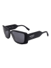 Karl Lagerfeld Unisex-Sonnenbrille in Schwarz/ Grau
