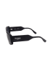 Karl Lagerfeld Unisex-Sonnenbrille in Schwarz/ Grau