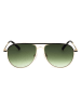 Maje Damen-Sonnenbrille in Gold/ Grün/ Schwarz