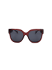 Polaroid Damen-Sonnenbrille in Rot/ Schwarz
