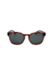 Polaroid Okulary przeciwsłoneczne unisex w kolorze brązowo-zielono-szarym